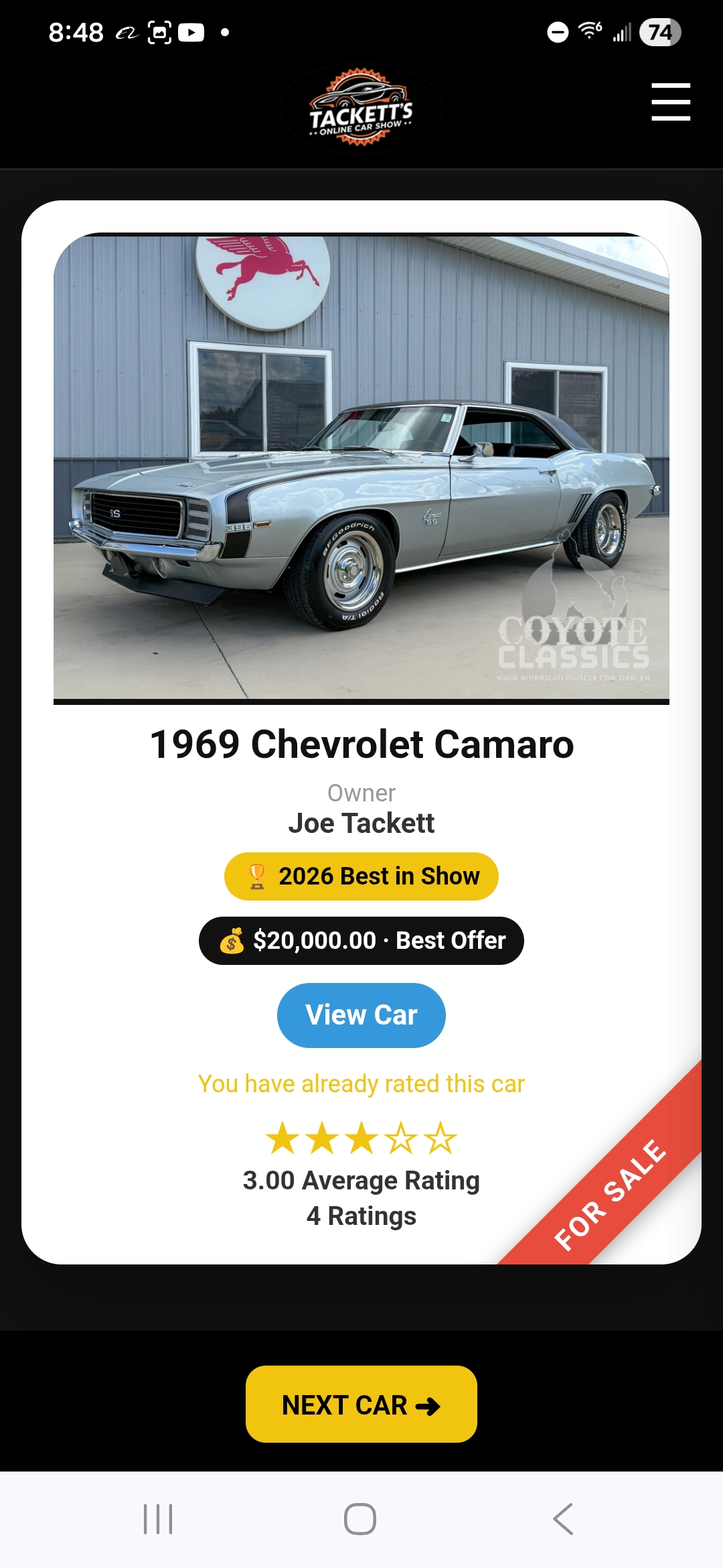 1969 Dodge Charger photo 2